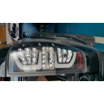 ไฟท้าย โคมไฟท้านย LED ฟอร์ด เรนเจอร์ All New Ford Ranger 2012 พื้นดำ โคมขาว ใส  ยูเรนัท ส่งฟรี